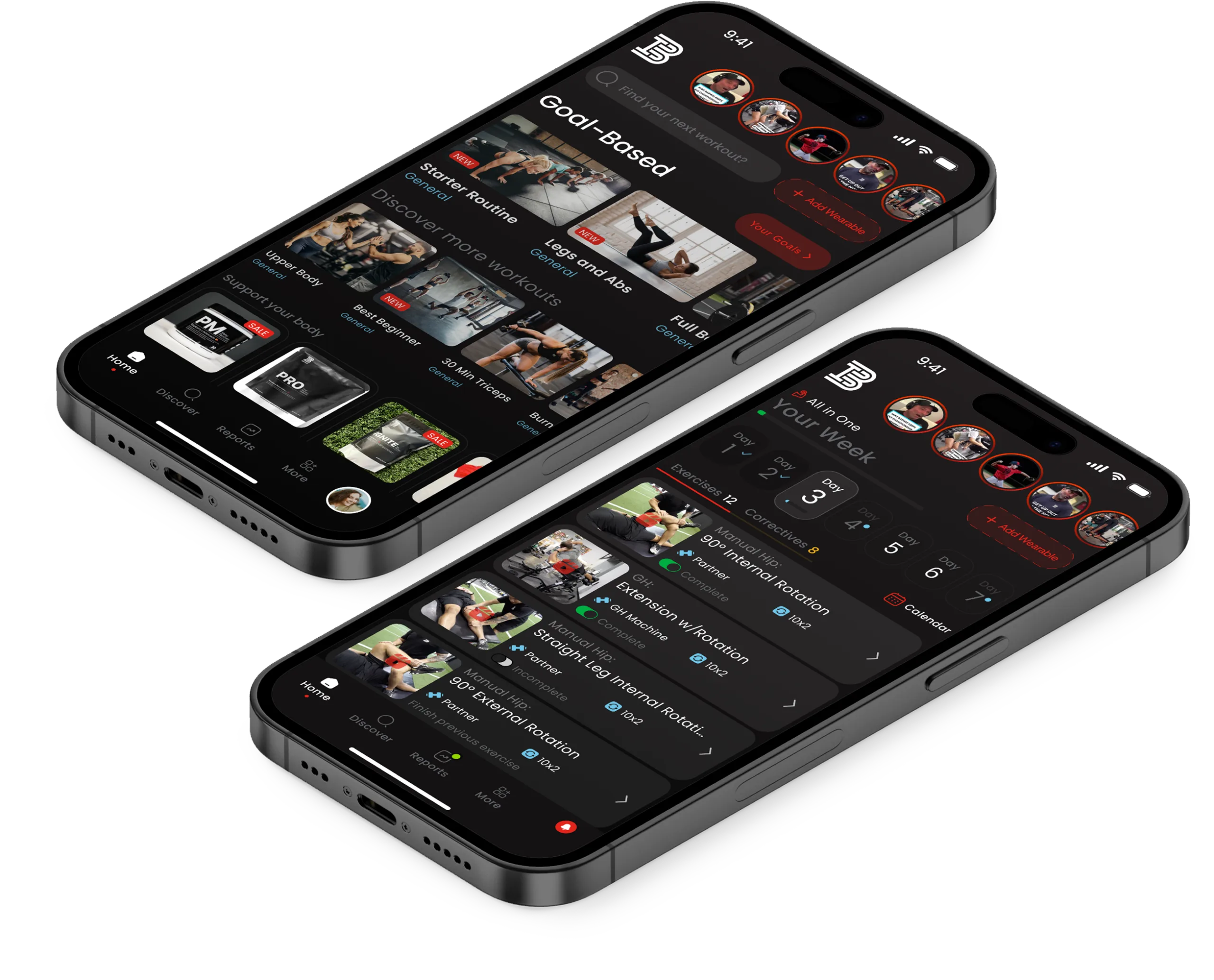 Barwis elite training platform solution: wearable integration and adaptive programming