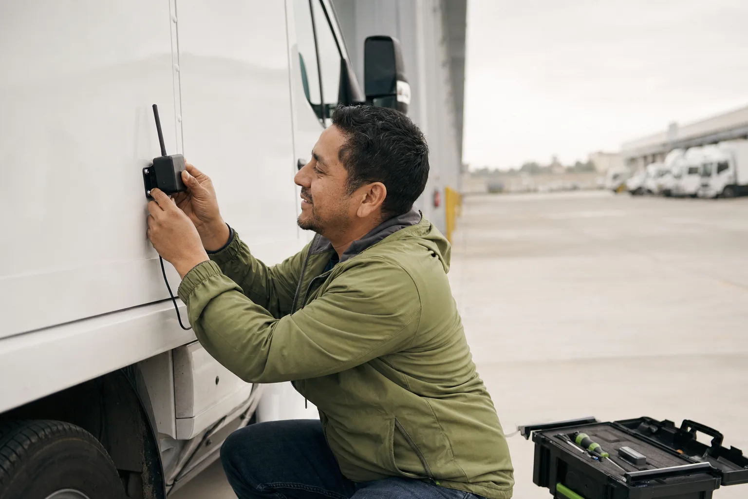 IoT fleet and connected device deployment in the field