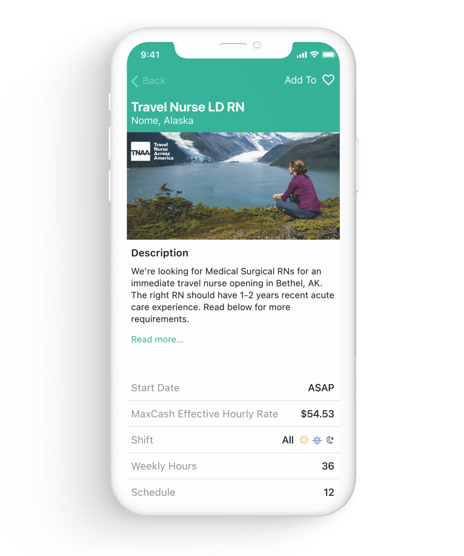 TNAA mobile app and marketing site development
